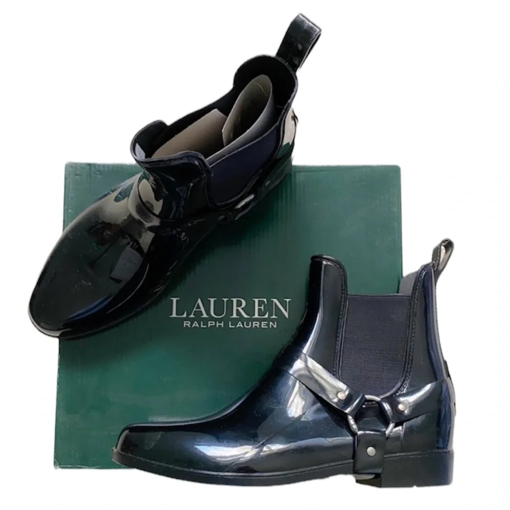 Ralph Lauren Tricia harness rain boots